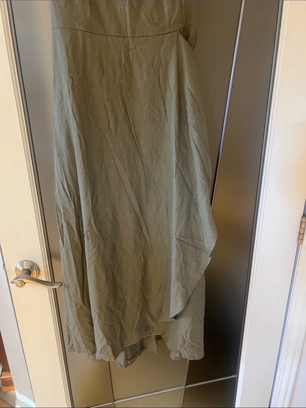 Ardene Light Green Linen Blend Dress XL NWT - Picture 3 of 10